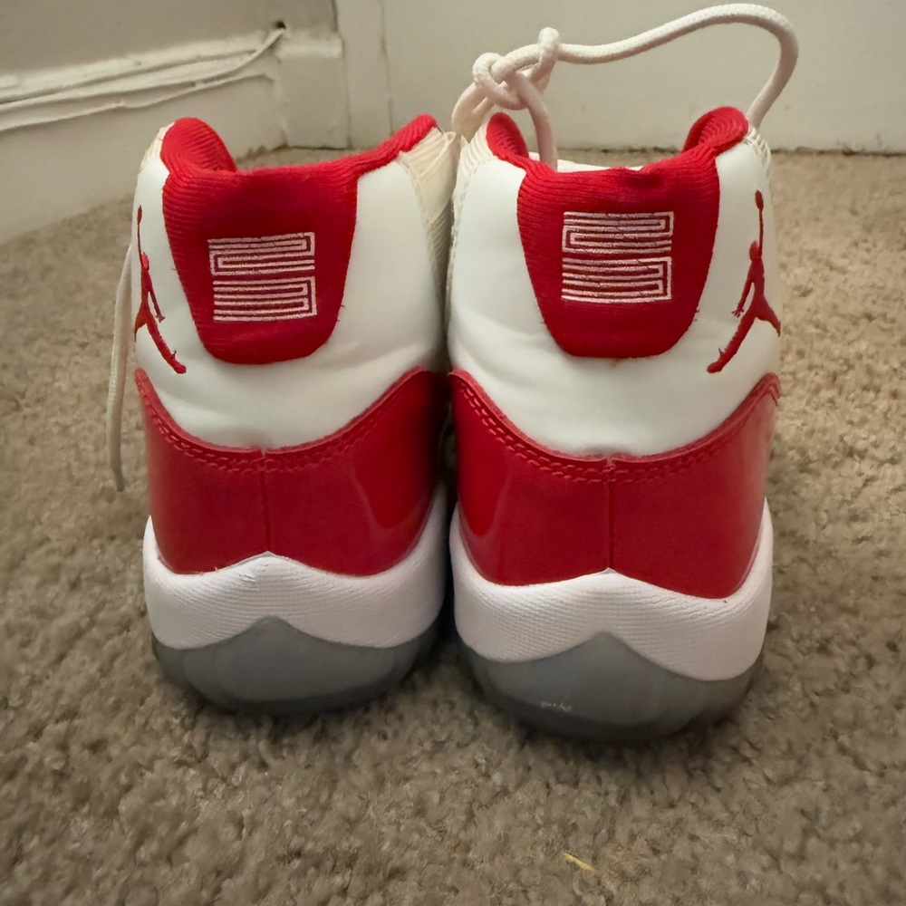 Men Red and White Sneakers